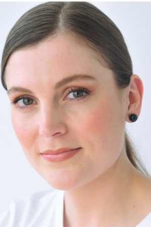 Genuine Stone Stud Earrings - Nickel Free