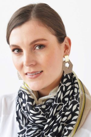 Cut Out Disc Stud Earrings  - Nickel Free