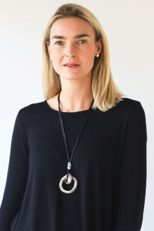 Multi Ring Pendant Necklace