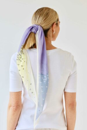 Diamond Shape Horse Print Scarf