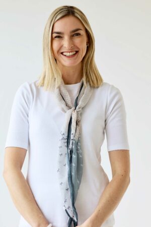 Diamond Shape Horse Print Scarf