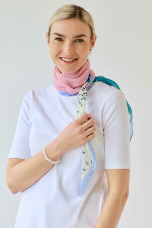 Diamond Shape Horse Print Scarf