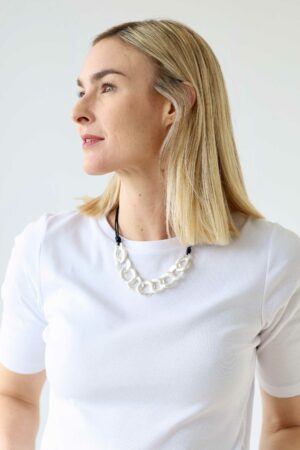 Interlinked Chain Choker Necklace