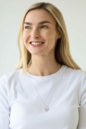 Heart Locket Fine Chain Necklace - Can be worn two ways