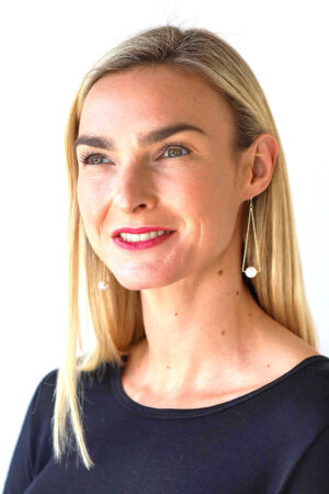 Genuine Pearl Double Chain Hook Earrings