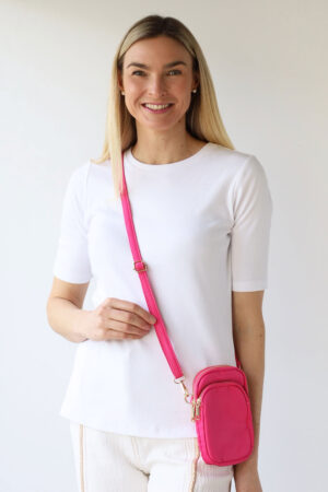 Unisex 3 Pocket Cross Body Bag