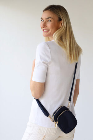 Unisex 3 Pocket Cross Body Bag