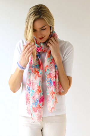 Summer Floral Scarf