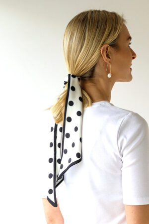 Polka Dot Twilly Scarf - Feels like silk