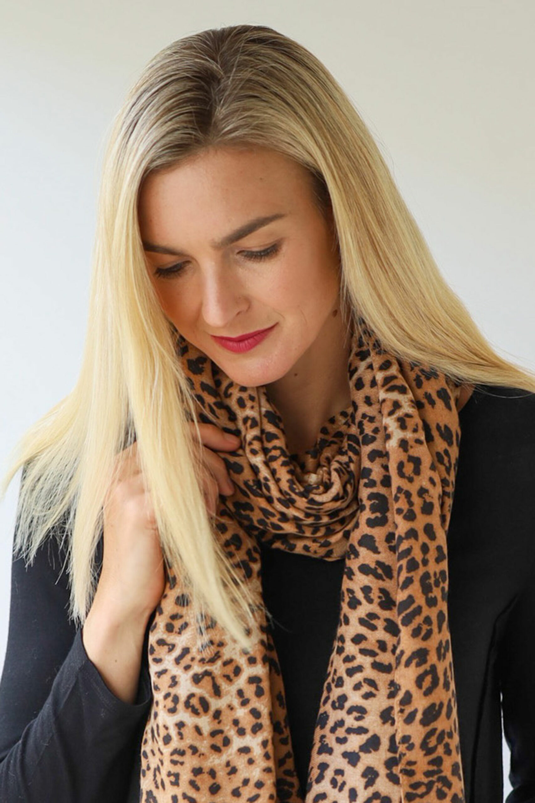 Leopard Print Scarf Archer House Collections