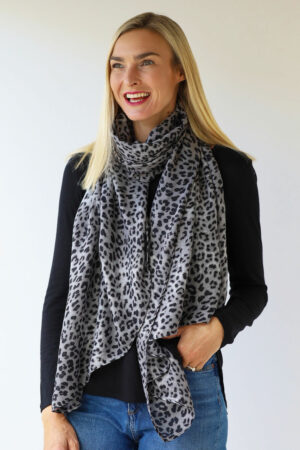 Leopard Print Scarf