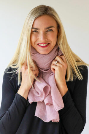 Warm Plain Soft Scarf - Feels like Wool