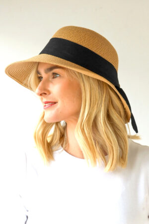 Linen Band Straw Hat