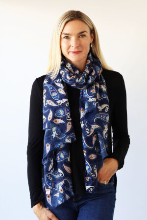 Paisley Print Scarf