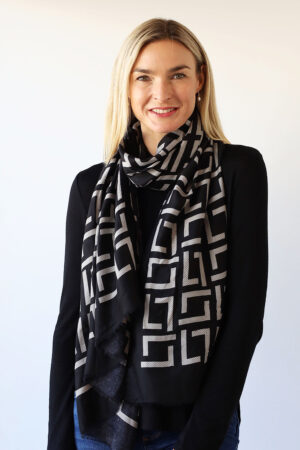 Geometric Print Scarf - SOLD OUT